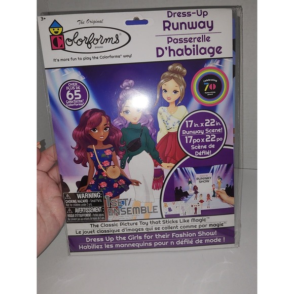 Colorforms Dress Up Runway New Magic - Picture 3 of 3